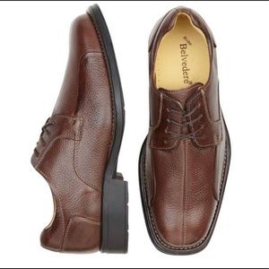 Belvedere Bay Bridge Brown Oxford Dress Shoes 14D